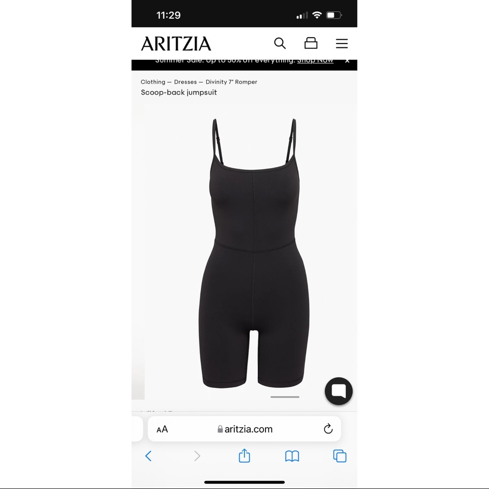 Aritzia divinity romper